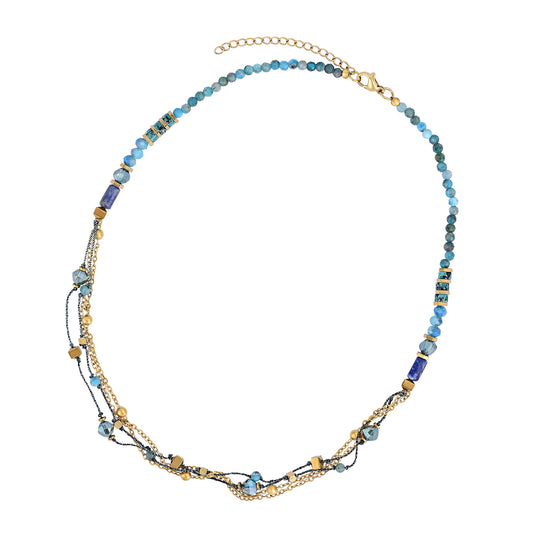 Ocean Spirit Halskette – Tiefe Ruhe & fließende Kraft