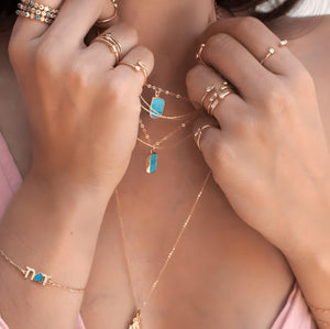 Turquoise Necklace | Boho | multilayer