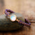 Khalee Samo Lila Amethyst-Opal Yoga-Armband | Boho | 100% Handgemacht | Versch. Farben