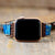 Khalee Samo Blaue Jaspis Apple Watch Wickelarmband | Boho | 100% Handgemacht