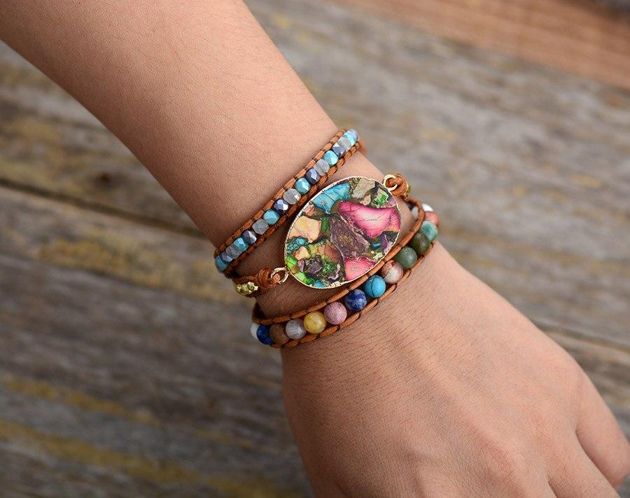 Divine Amazon Wrap Bracelet | Boho | 100% handmade