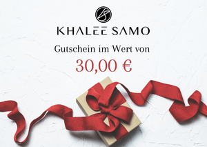 Khalee Samo 30,00 € Khalee Samo Geschenkgutschein - Auf die gesamte Kollektion