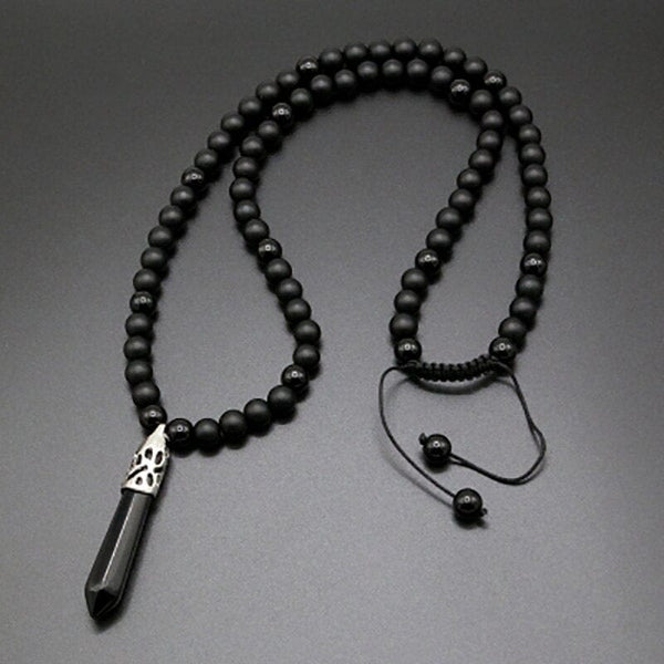 Onyx Mala Necklace | Boho | 100% handmade