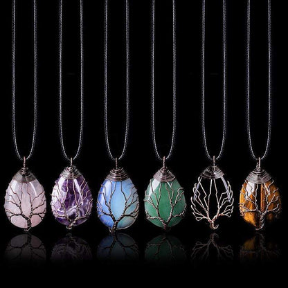 Khalee Samo Opalith Tropfen Halskette | Boho | 100% Handgemacht