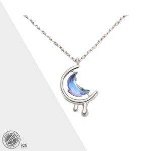 Water in the Moon Necklace - 925 Sterling Silver