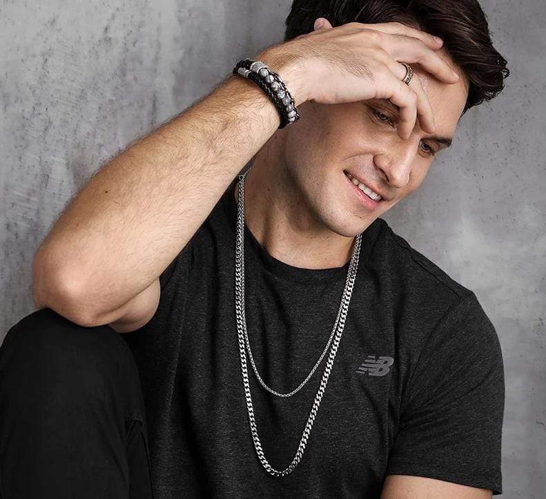Tiger Eye Chain Bracelet "The Warrior" | Boho | Elegant | Men's